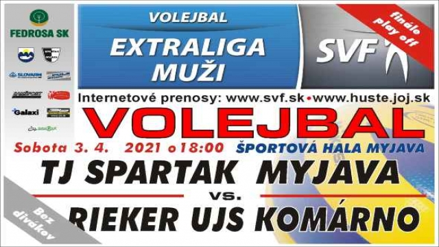 Finále play-off volejbal TJ Spartak Myjava - Spartak Komárno