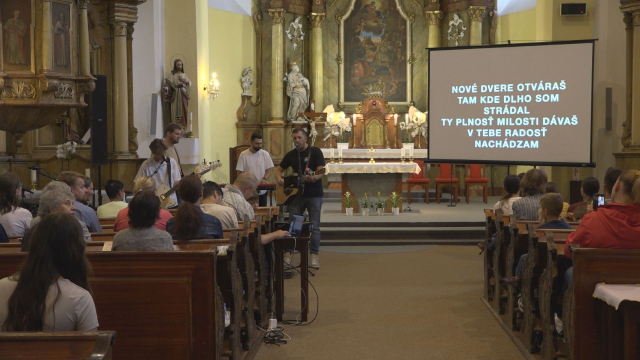 Chválový koncert v myjavskom rímkokatolíckom kostole