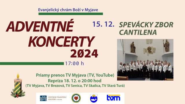 Tretí adventný koncert - Spevácky zbor Cantilena