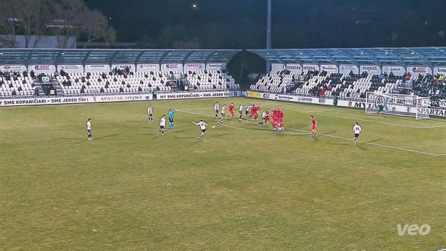 Spartak Myjava - FK Rača  19. kolo TIPOS 3. ligy západ