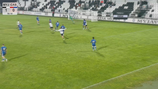 Spartak Myjava – OK Častkovce  12. kolo TIPOS 3. ligy západ